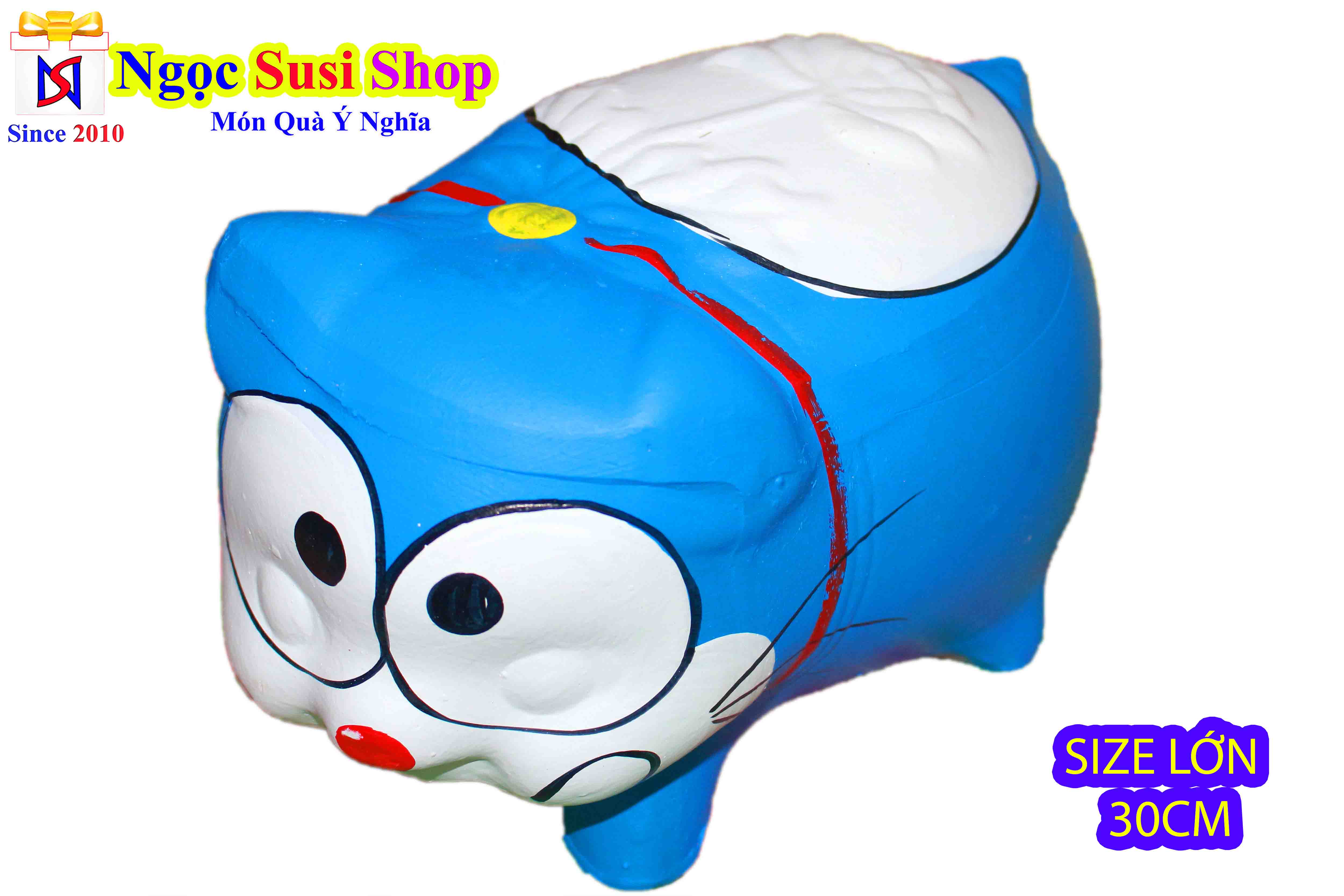 [Cực Đẹp] HEO ĐẤT TIẾT KIỆM DOREMON ĐÔRÊMON SIÊU CUTE [ MUA CHỌN SIZE]