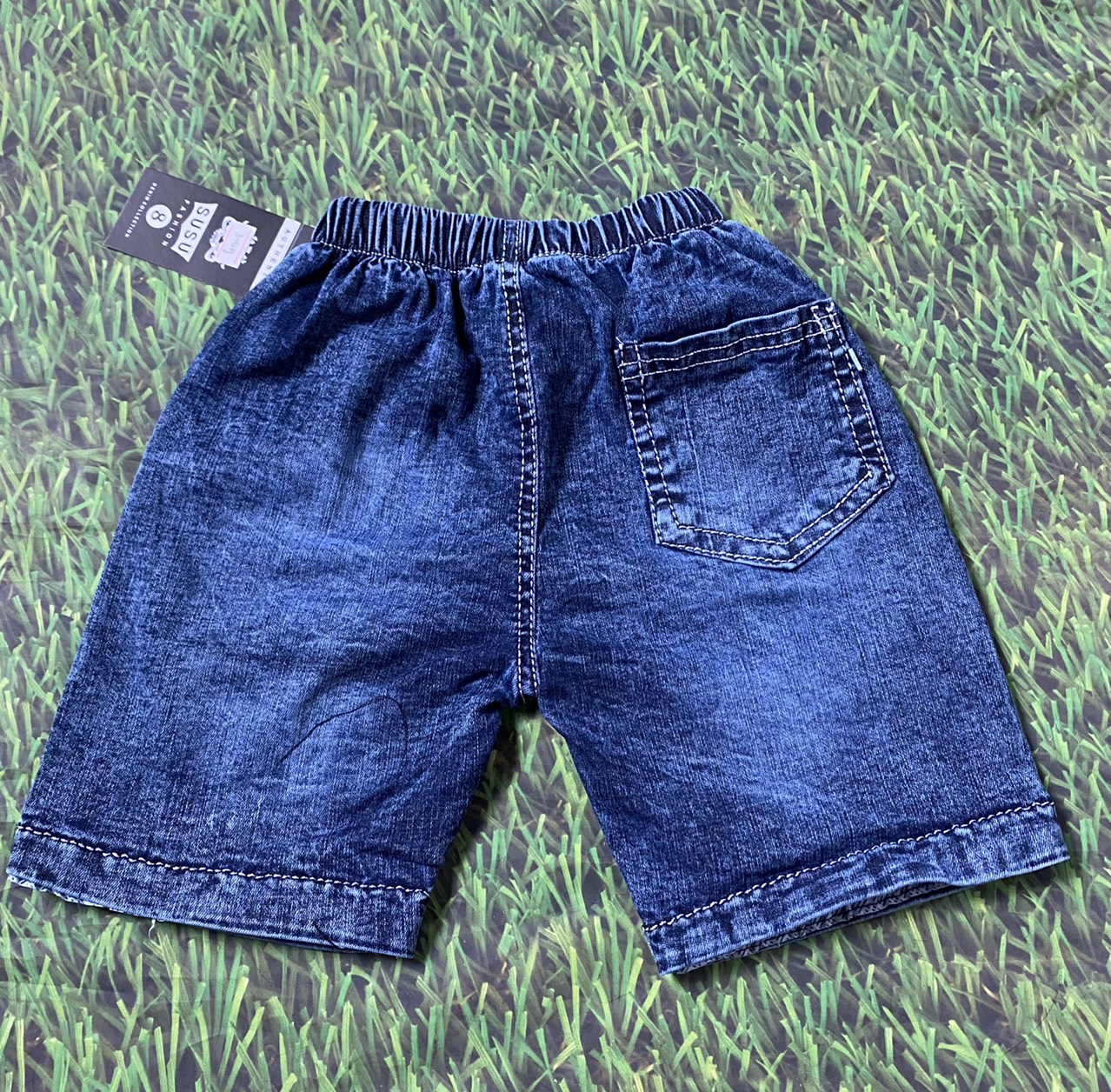 Quần jean lửng bé trai từ 7kg - 14kg