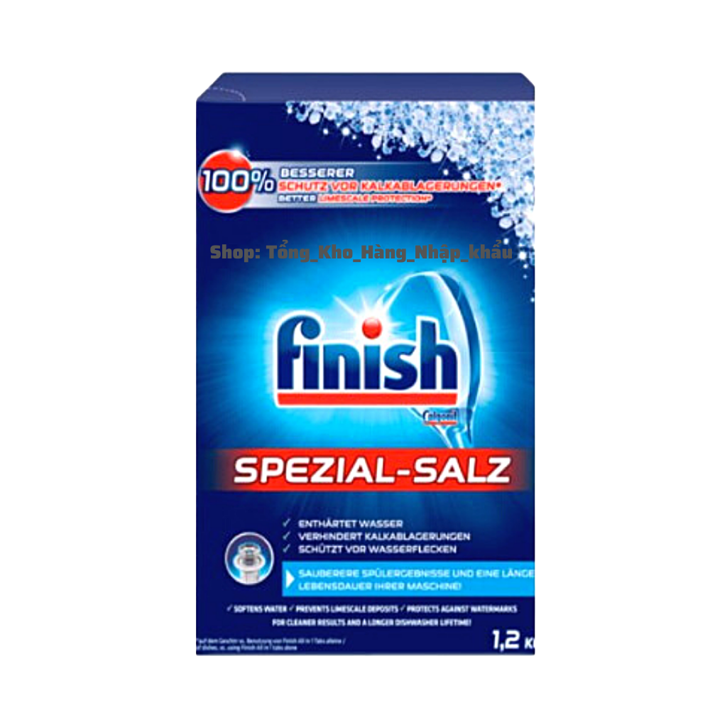 Muối rửa bát Finish 1.2kg - Chính Hãng