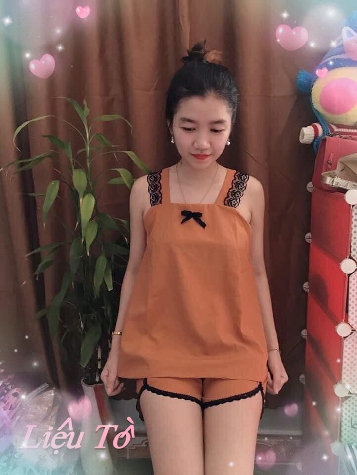 com bo giá sỉ 3 bộ đùi mặc nhà màu lộn xộn