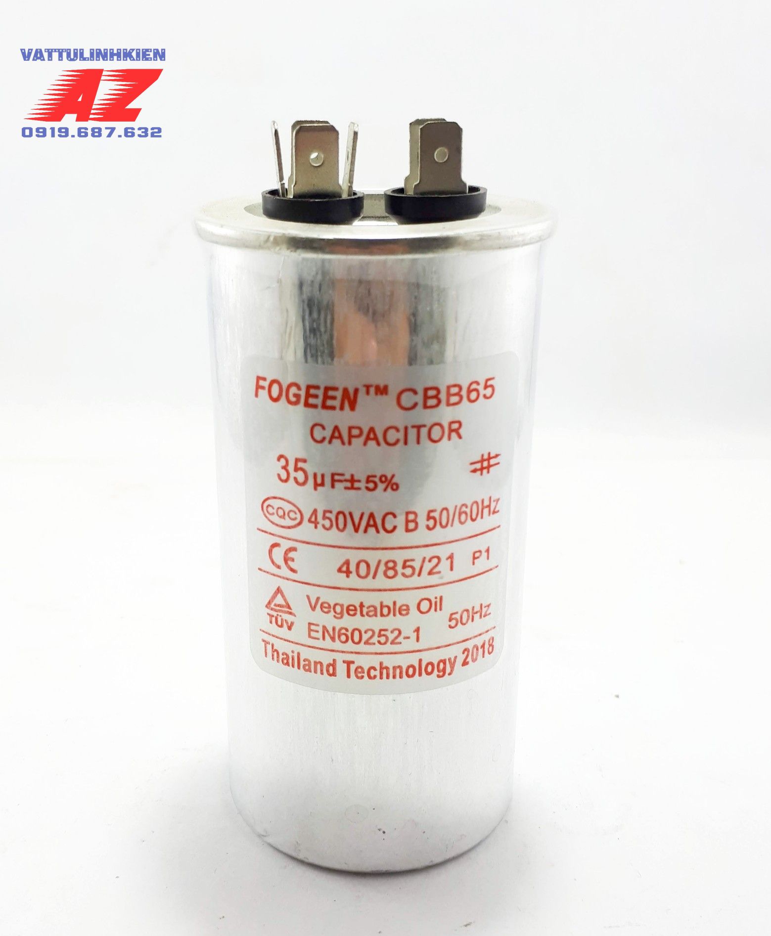 Tụ điện điiều hòa FOGEEN CBB65 35mF +5%