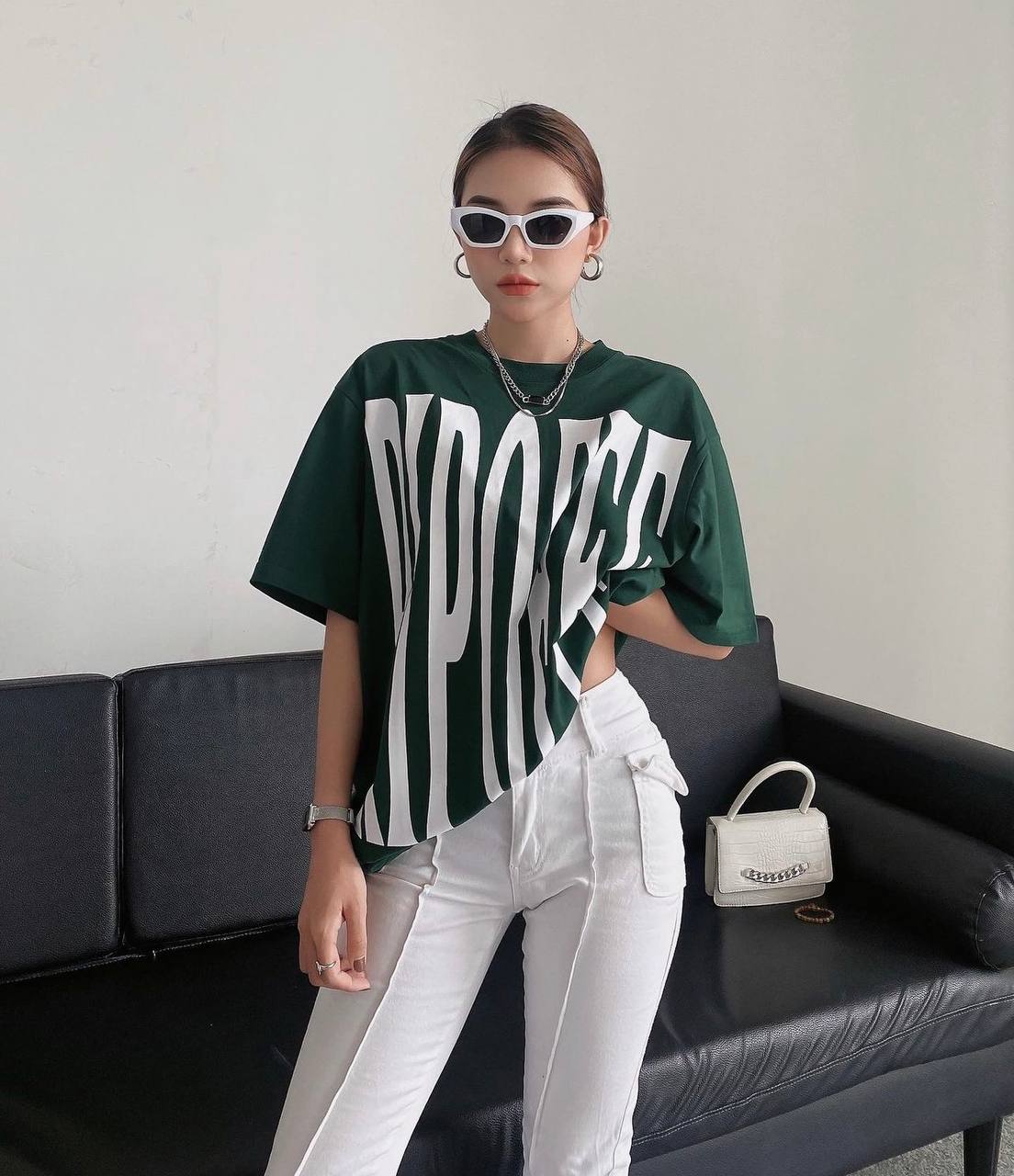 RIPOFFF Big Logo T-shirt - Green