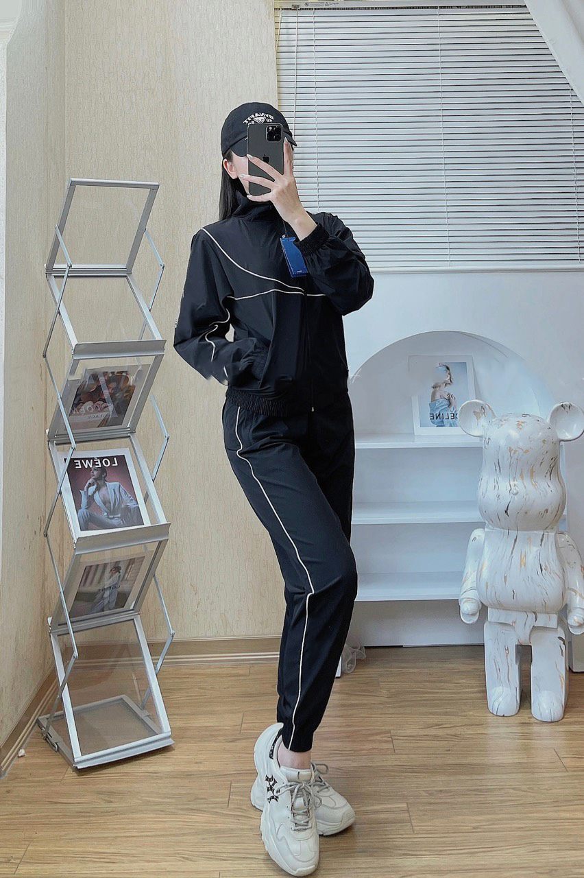 Set bộ thun thể thao nữ tay dài quần dài