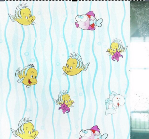 DECAL 5m x 45cm decal dán kính PVC mờ - Cá Vàng GDK0040