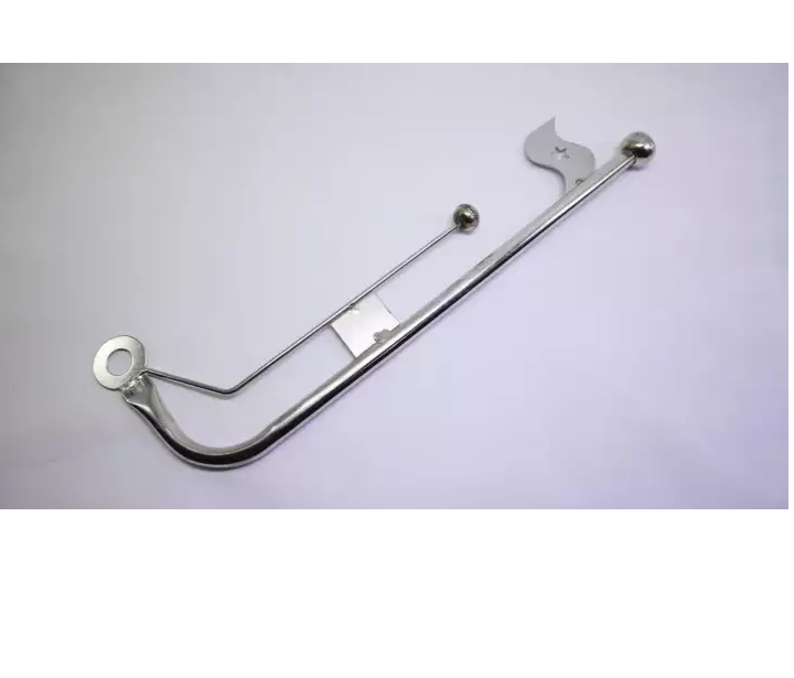 Cột cờ inox gắn trục trước xe máy