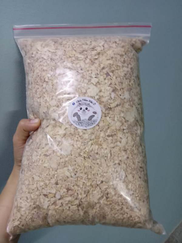 Túi mùn cưa to ú u, nửa kilogram, mua hai sản phẩm được tặng bát ăn nhỏ bất kì