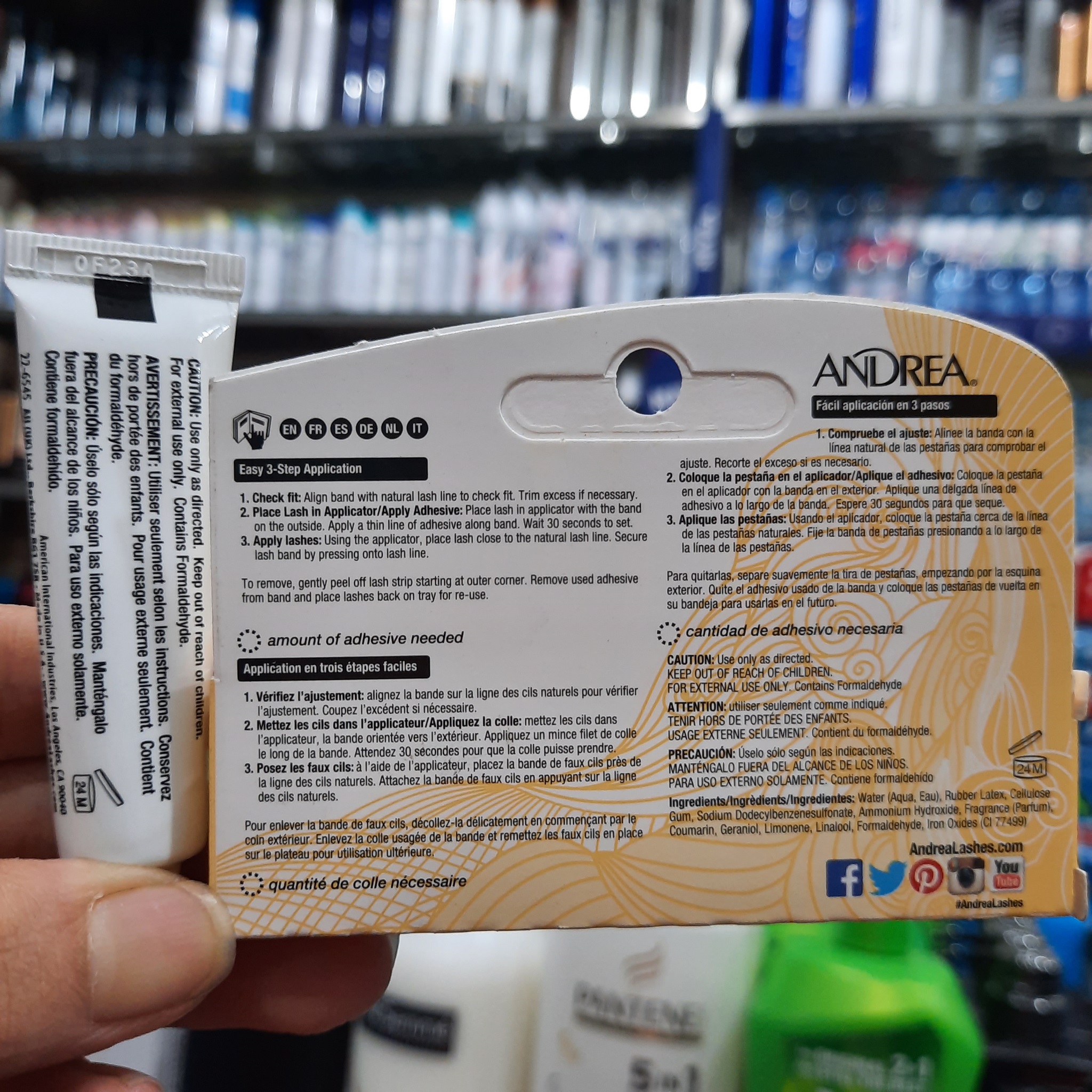 Keo dán mi giả Andrea 7g