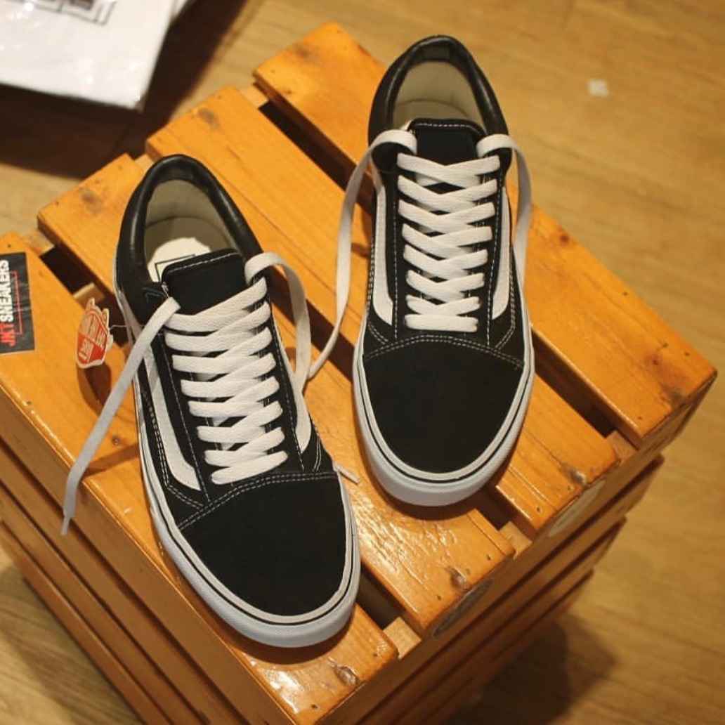 |Tặng tất| Giày Sneaker Vans Old Skool Đen (Fullbox+Hộp Bảo Vệ Box)
