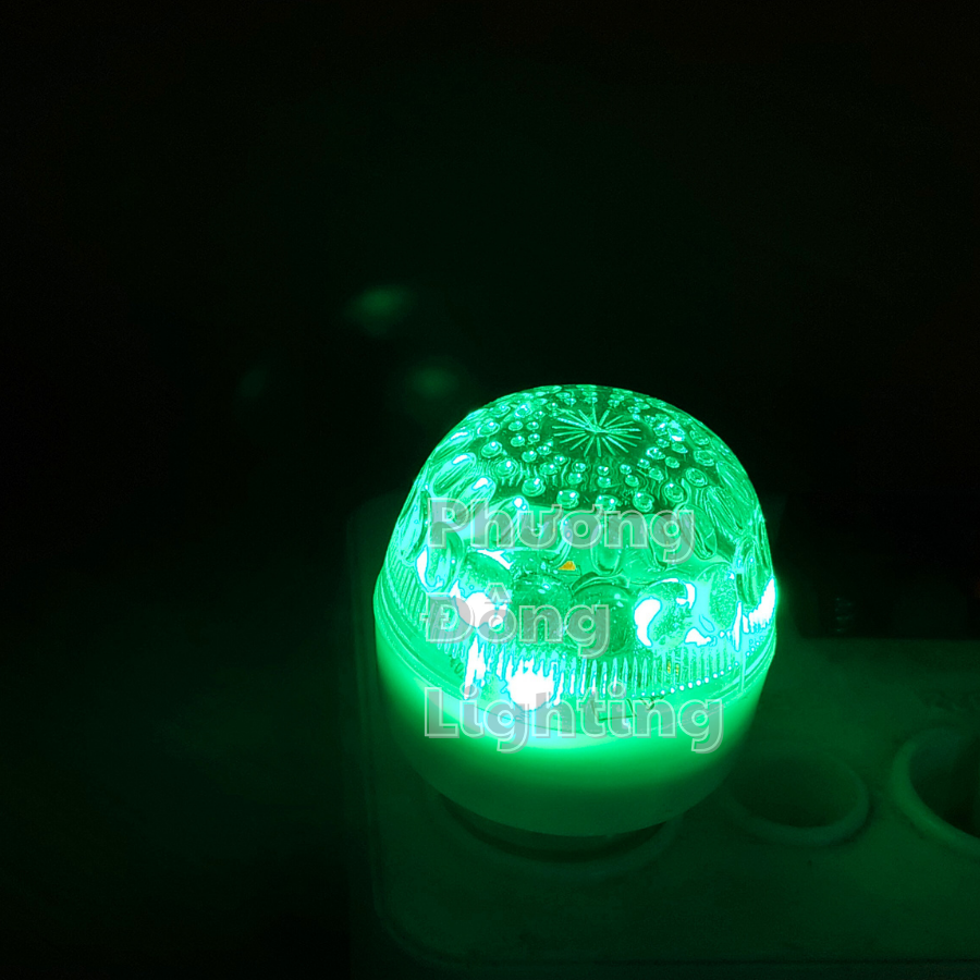 Bóng LED Chanh tròn đổi 7 màu đuôi E27