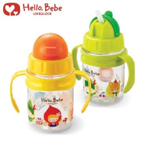Lock&Lock - Bình nước 2 quai Hello Bebe ABF633