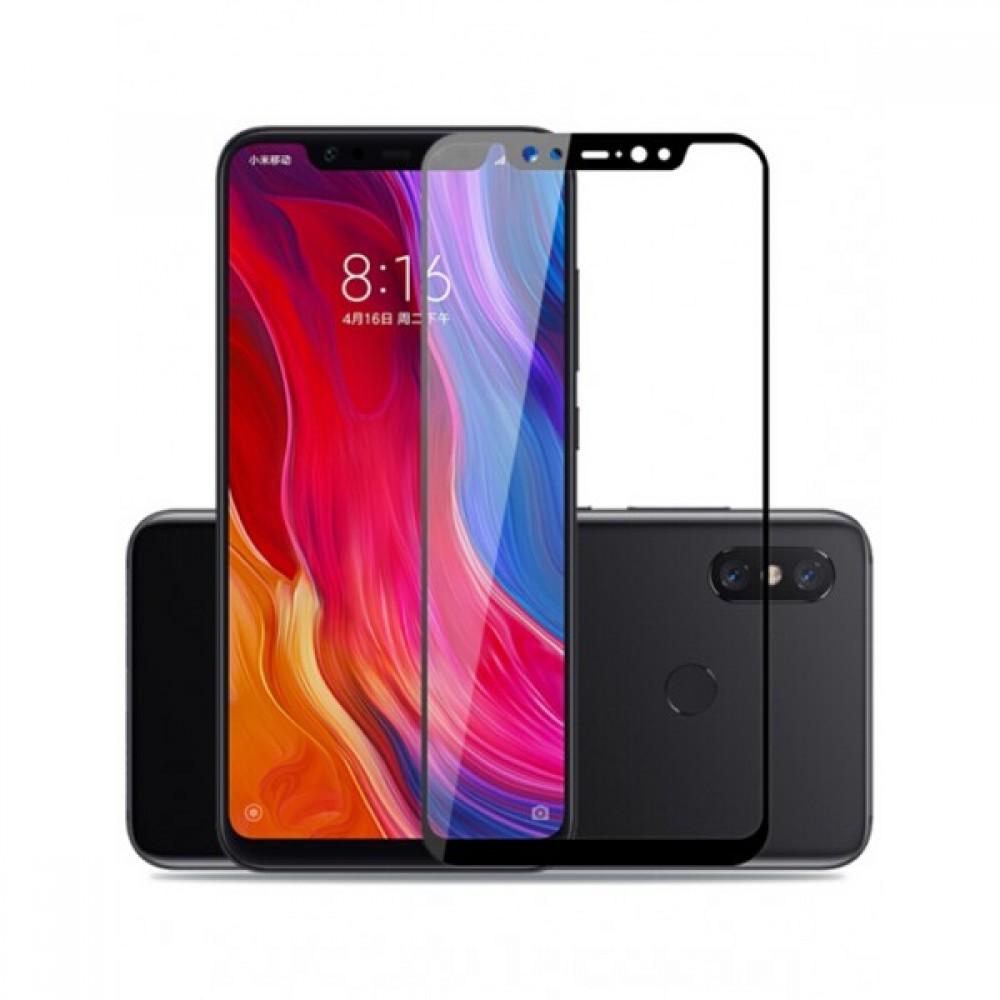 Cường lực full màn cho Xiaomi Mi 8 / Mi 8 Pro (Đen)