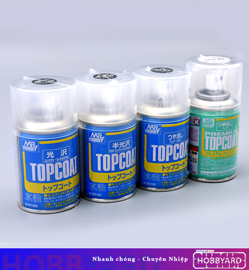 Topcoat sơn phủ bảo vệ mô hình Mr. Hobby
