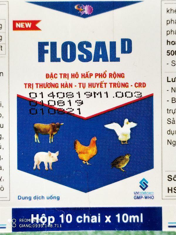 01 CHAI FLOSAL D chai 10ml