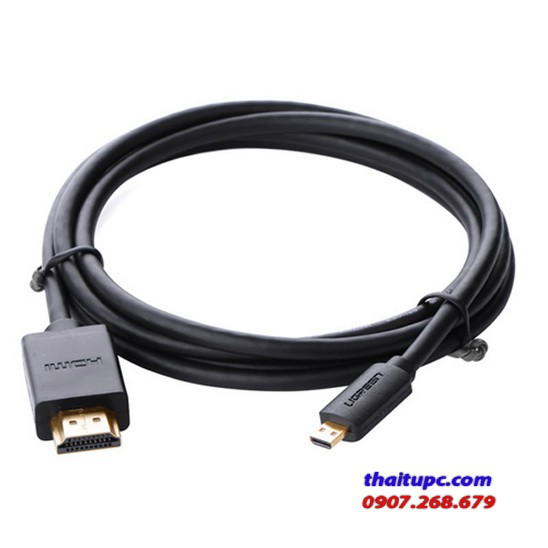 Cáp Chuyển Đổi MicroHDMI Sang HDMI 1.5m V1.4 Ugreen 30102
