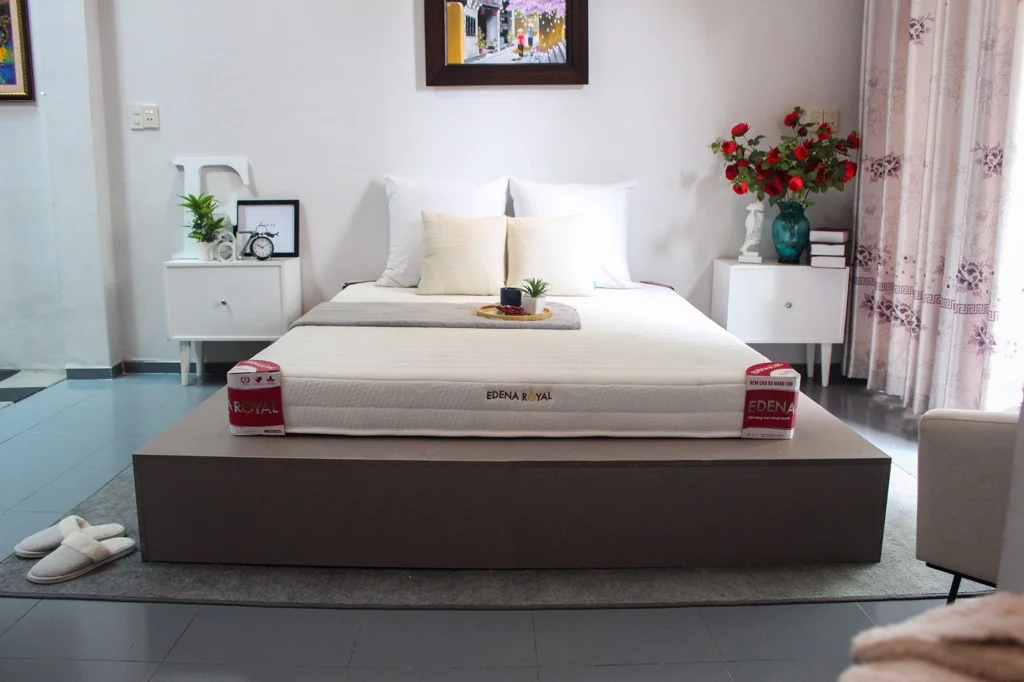 [Trả góp 0%] Nệm Foam  Edena Royal-Bảo hành 5 năm- Êm ái- Sang trọng.