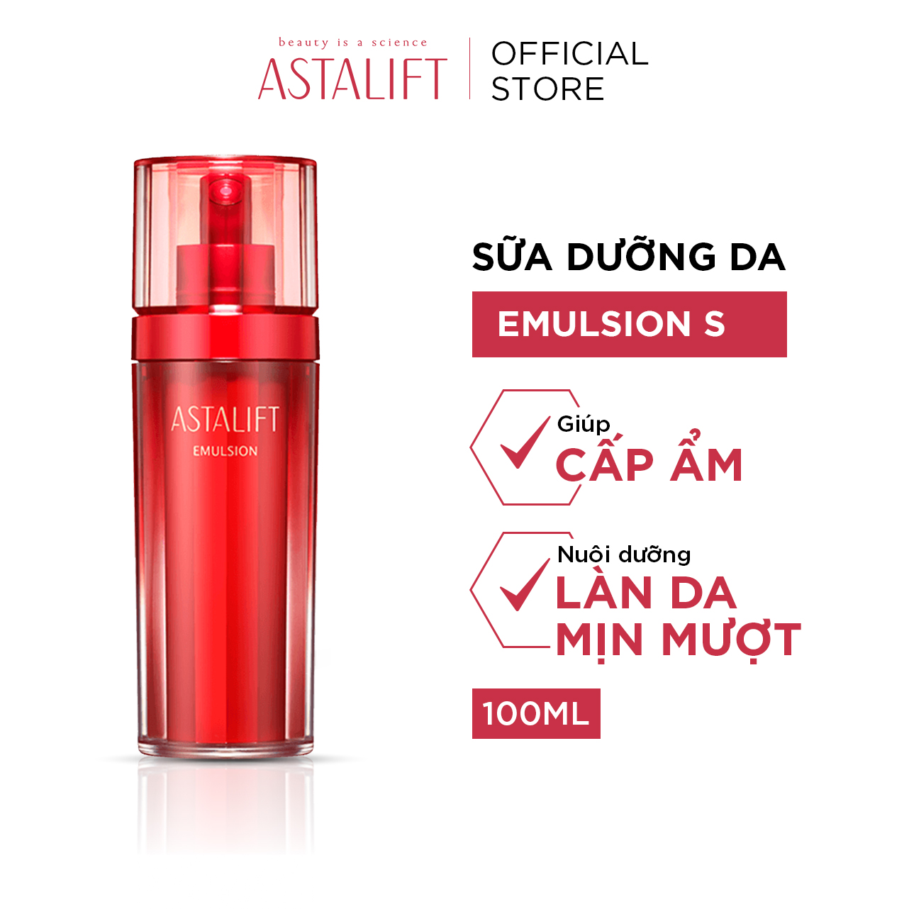 SỮA DƯỠNG DA CÂN BẰNG ĐỘ ẨM ASTALIFT EMULSION 100ML