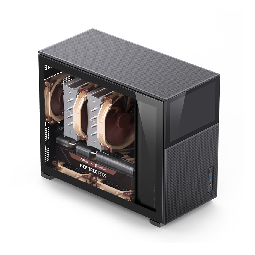 Vỏ case Jonsbo D31 MESH SC Black ( Mini Tower_Màu Đen)