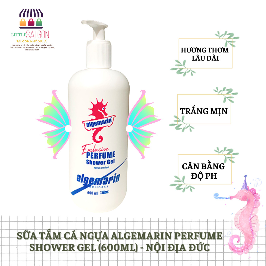 [HÀNG CHÍNH HÃNG] Sữa tắm cá ngựa Algemarin 600ml [Dạng vòi] – ĐỨC
