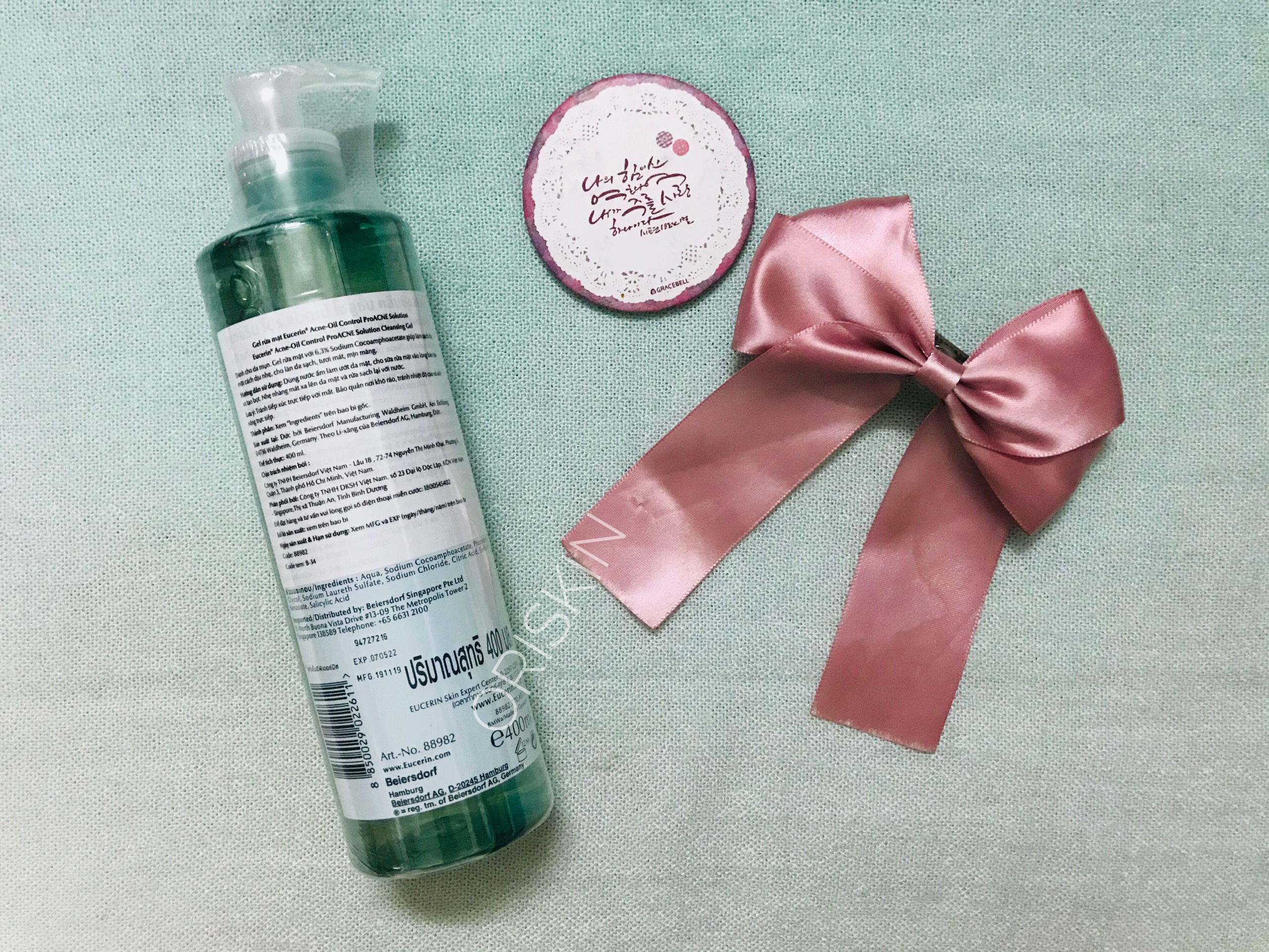 EUCERIN GEL RỬA MẶT DÀNH CHO DA NHỜN MỤN EUCERIN PRO ACNE CLEASING