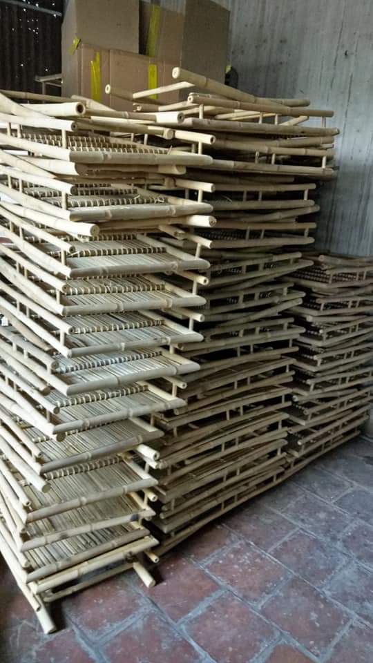 Bàn tre gấp chân (Bàn tre xếp 70cm)