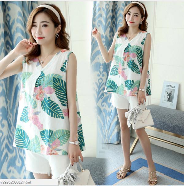 Sét bộ đồ bầu sát nách chất mát Azuno