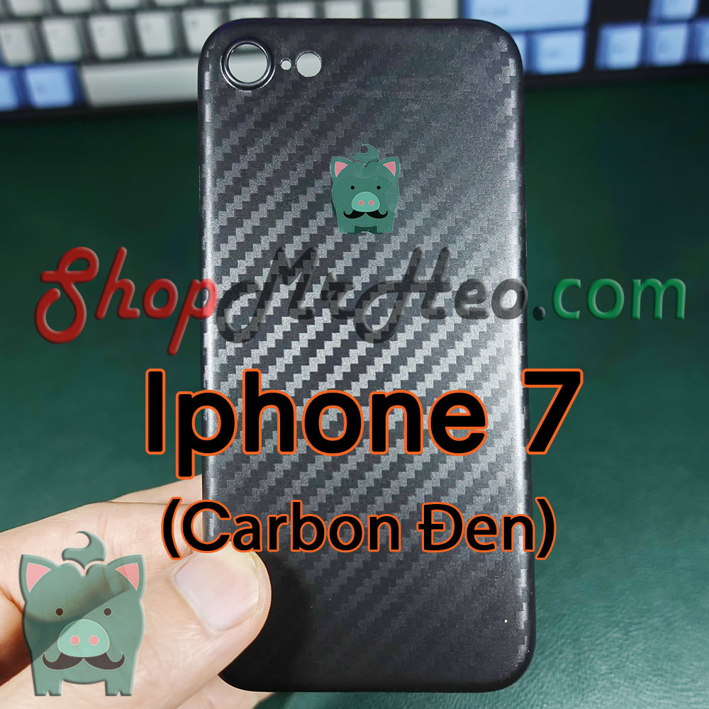 3 Cái Ốp Lưng Nhám Siêu Mỏng Giấy Vân Carbon Iphone 7 - Iphone 7 Plus - Iphone 7+ - IP7 - Ip7+