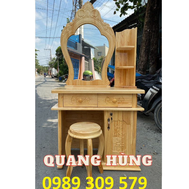 Bàn trang điểm gỗ tự nhiên cao cấp hcm