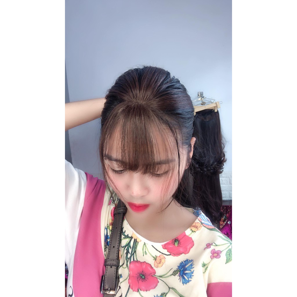 Mái thưa tóc thật 3D có da đầu - Hình thật & video