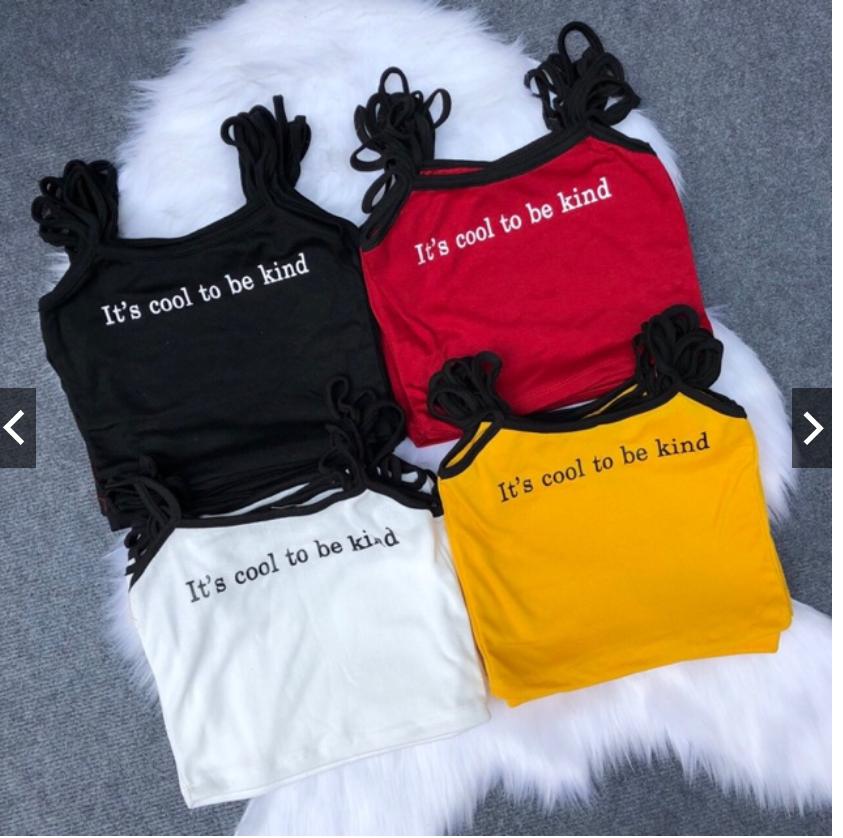 Áo thun 2 dây nữ