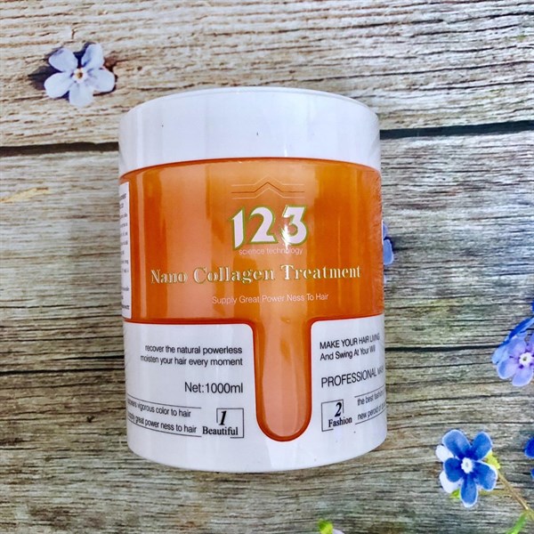 Hấp dầu dừa 123 Collagen Nano 1000ml