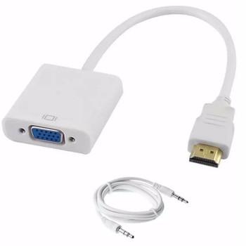 [HCM]Cáp chuyển đổi HDMI sang VGA có audio (hdmi to vga audio)