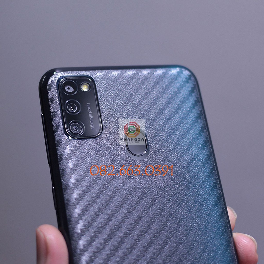Miếng dán mặt lưng skin carbon Samsung Galaxy M30/ M30s