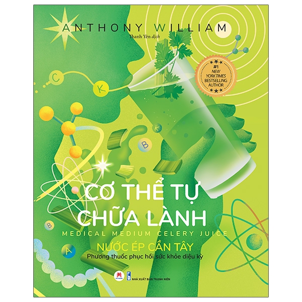 Sách - cơ thể tự chữa lành -nước ép cần tây q4 - hhb