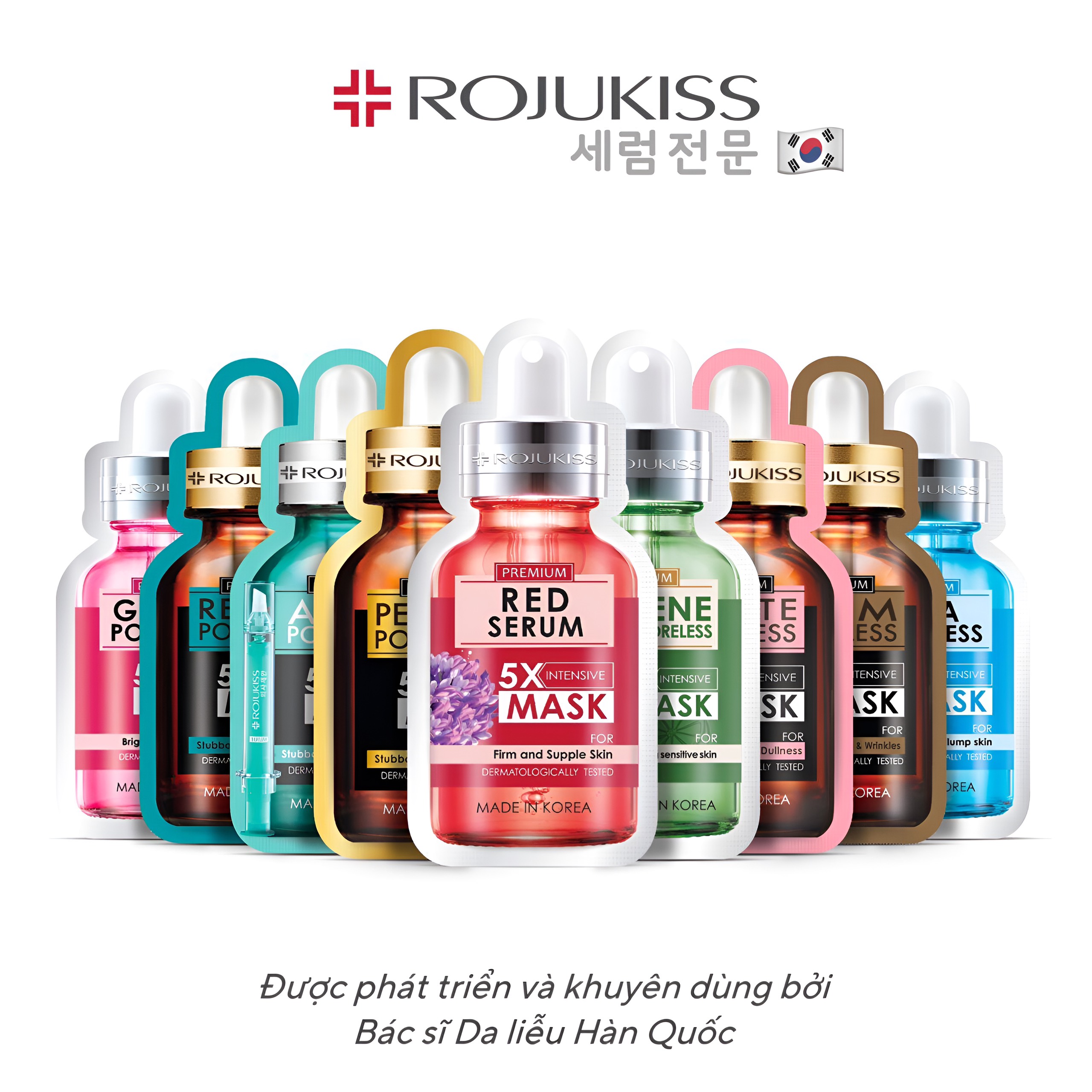 [Đủ Loại] Mặt Nạ Rojukiss Dưỡng Da 5x Hàn Quốc 25ml