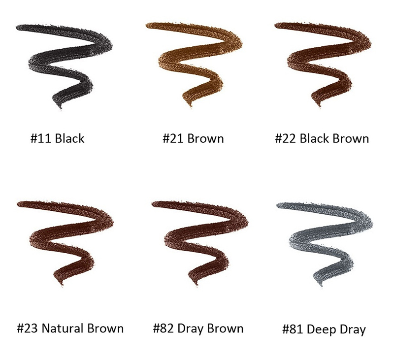 Vacosi Chì Mày Chuốt 2 Đầu Eyebrow Pencil