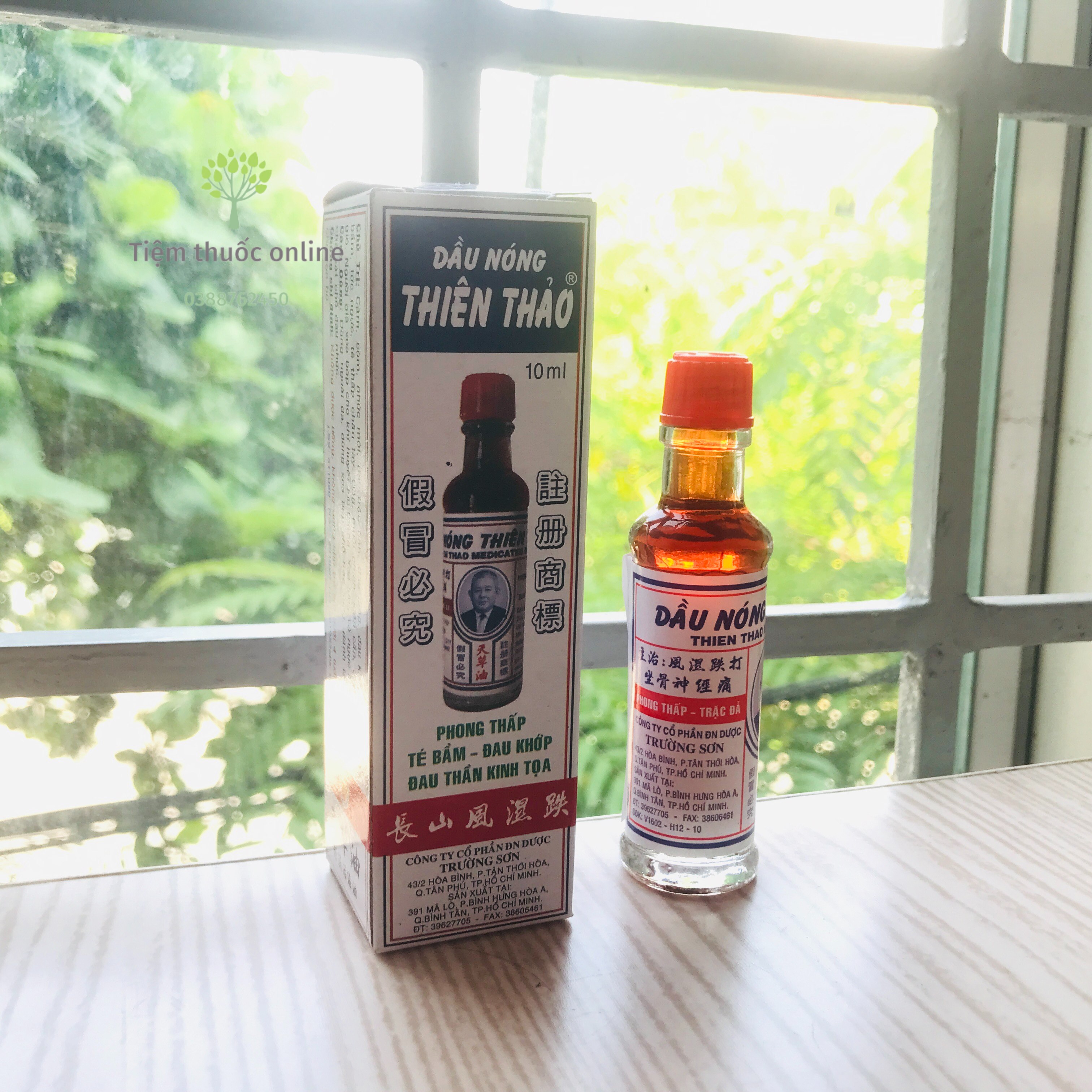 Dầu nóng Thiên Thảo lọ 10ml xoa bóp giảm đau