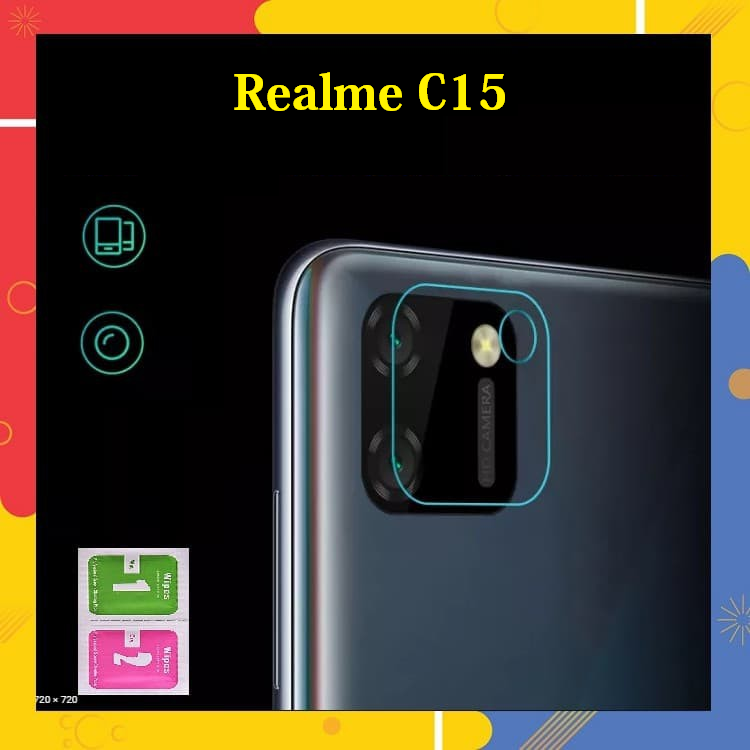 Cường lực camera Realme C15 siêu trong, siêu bền