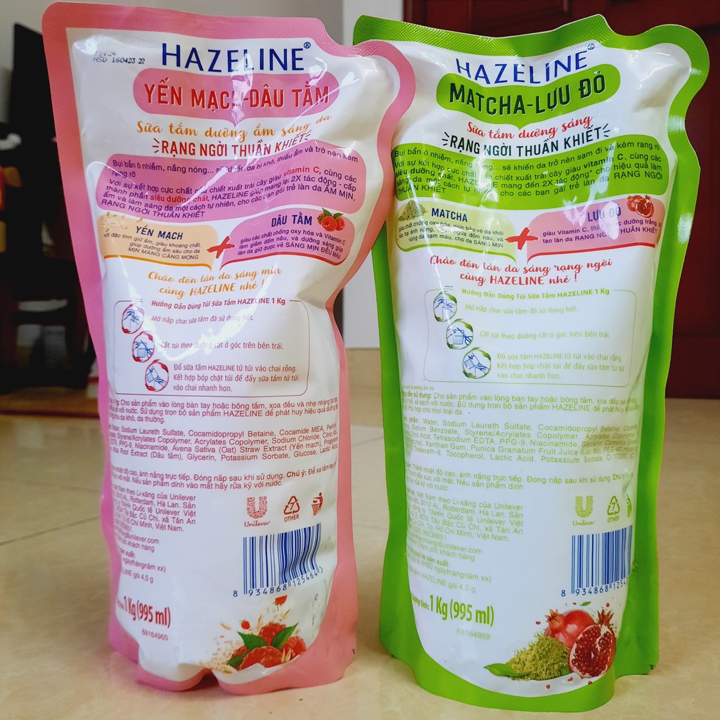 Sữa Tắm Hazeline 1KG