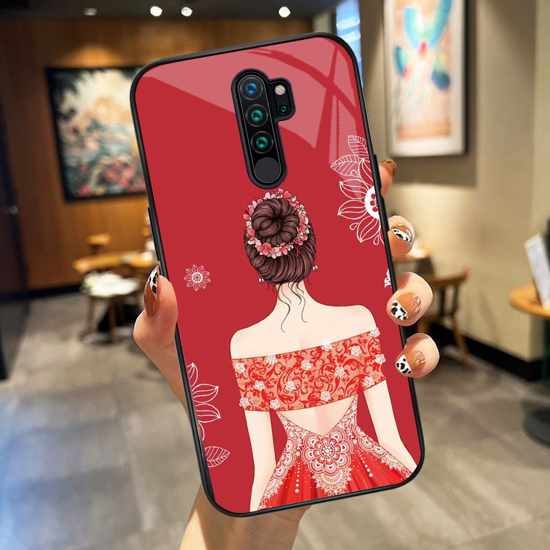 Ốp Lưng XIAOMI NOTE 8 PRO mặt kính cường lực cao cấp, ốp đôi