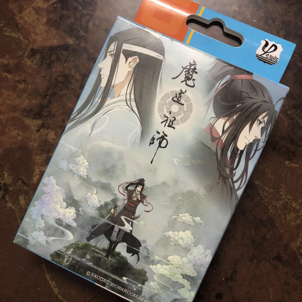 Bộ bài tú lơ khơ Ma Đạo Tổ Sư Trần Tình Lệnh 54 ảnh khác nhau in hình anime manga