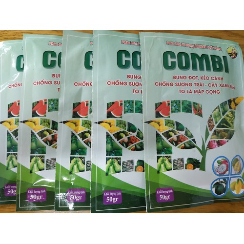 Combo 5 gói phân bón vi lượng combi - gói 50 gram