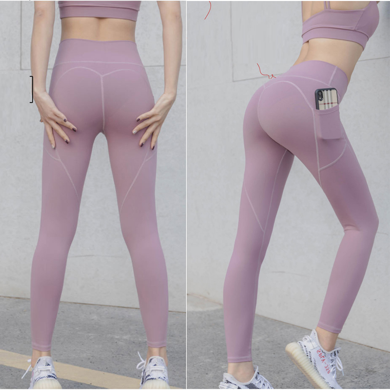 [HCM]Quần Legging Tập Yoga Cạp Cao ( Có Túi Hông )