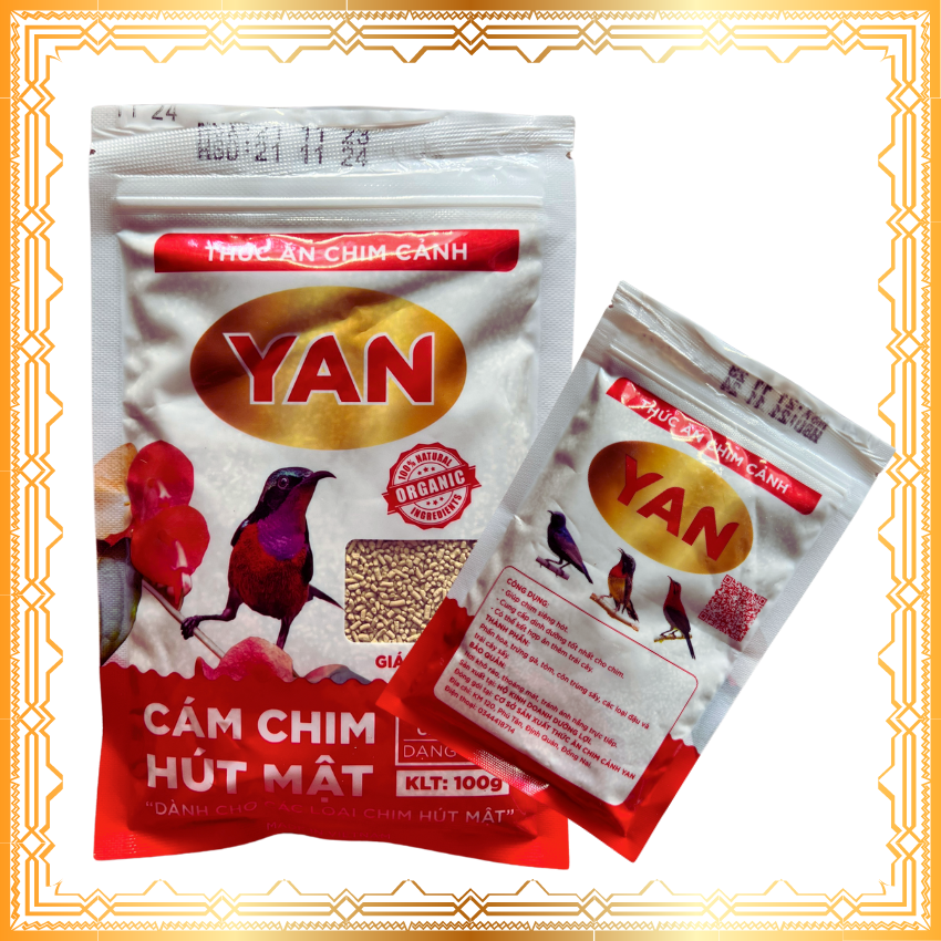 COMBO 2 GÓI Cám YAN dưỡng, cám chim hút mật YAN.