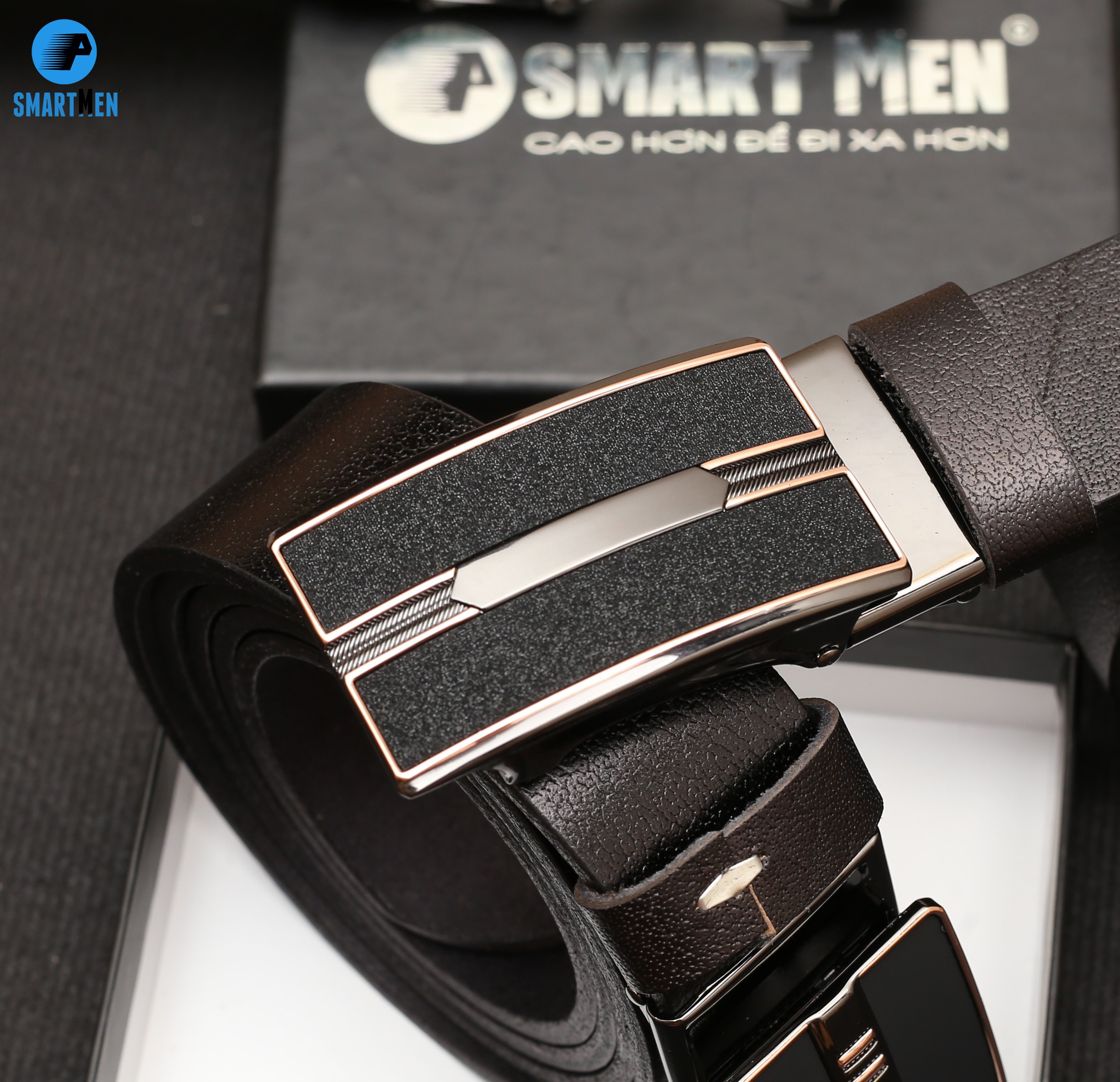 Thắt lưng da bò cao cấp SMARTMEN DLM-06