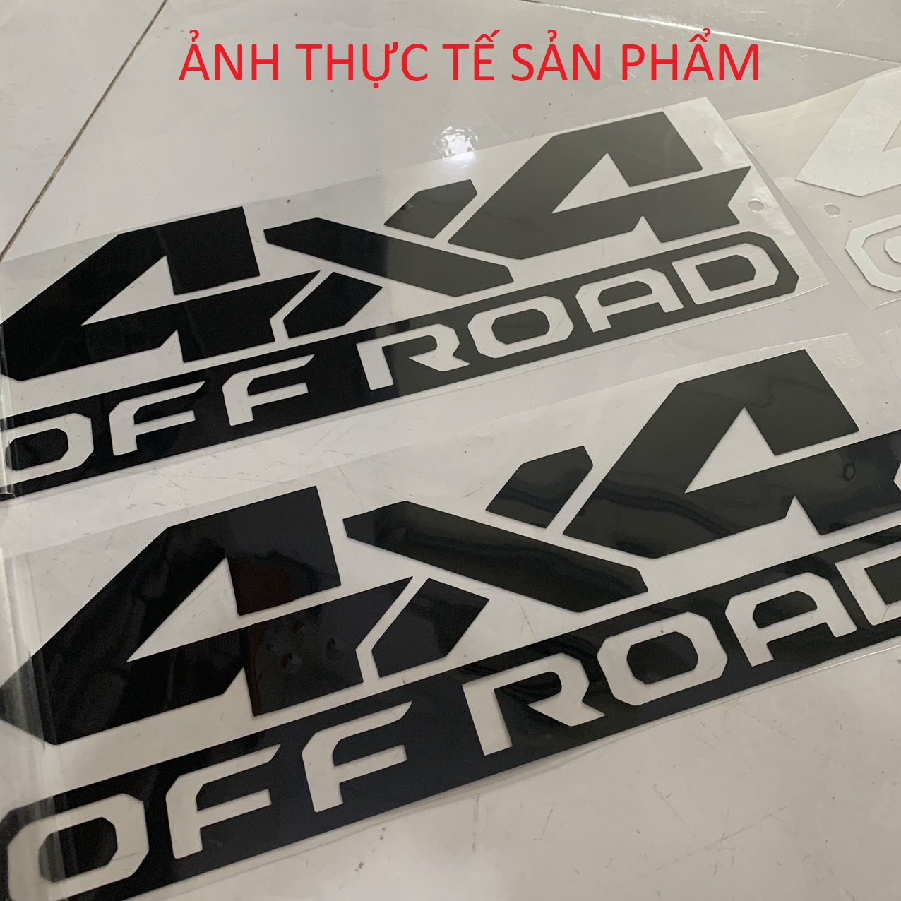2 tem decal 4x4 off road kiểu dáng thể thao tem phan quang