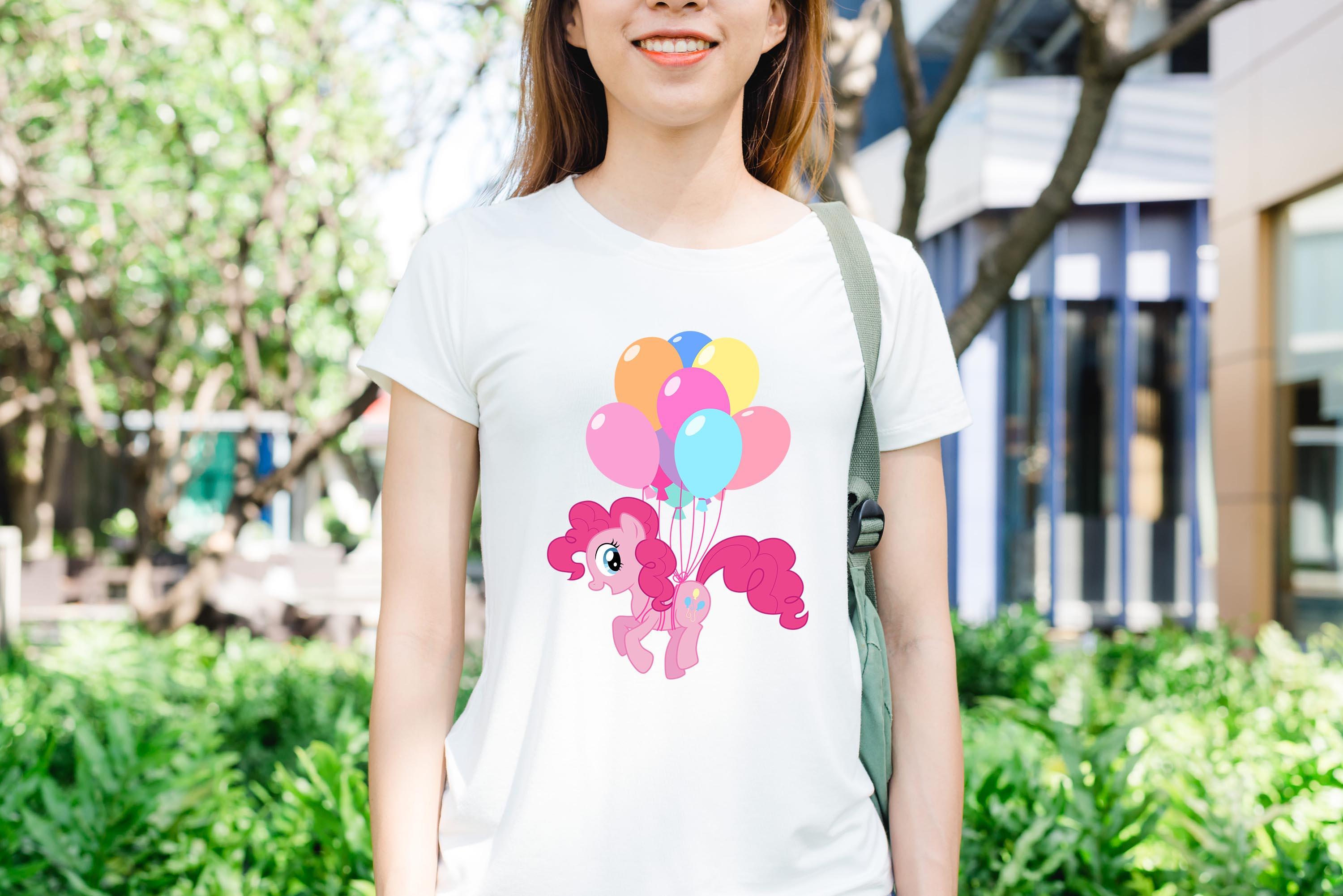 [HCM]Áo thun in hình pony bong bóng