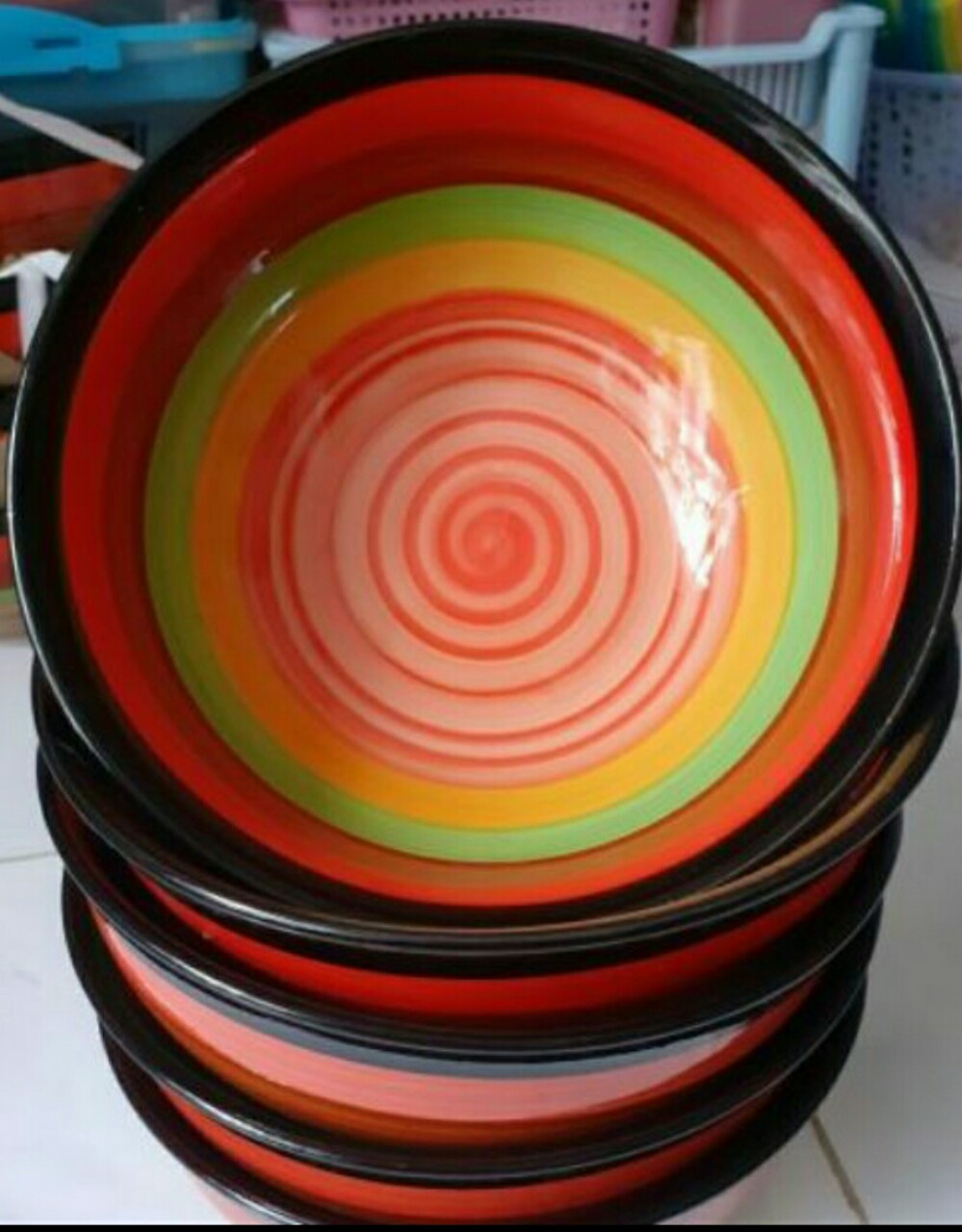 TÔ SỨ CẦU VỒNG 18 CM
