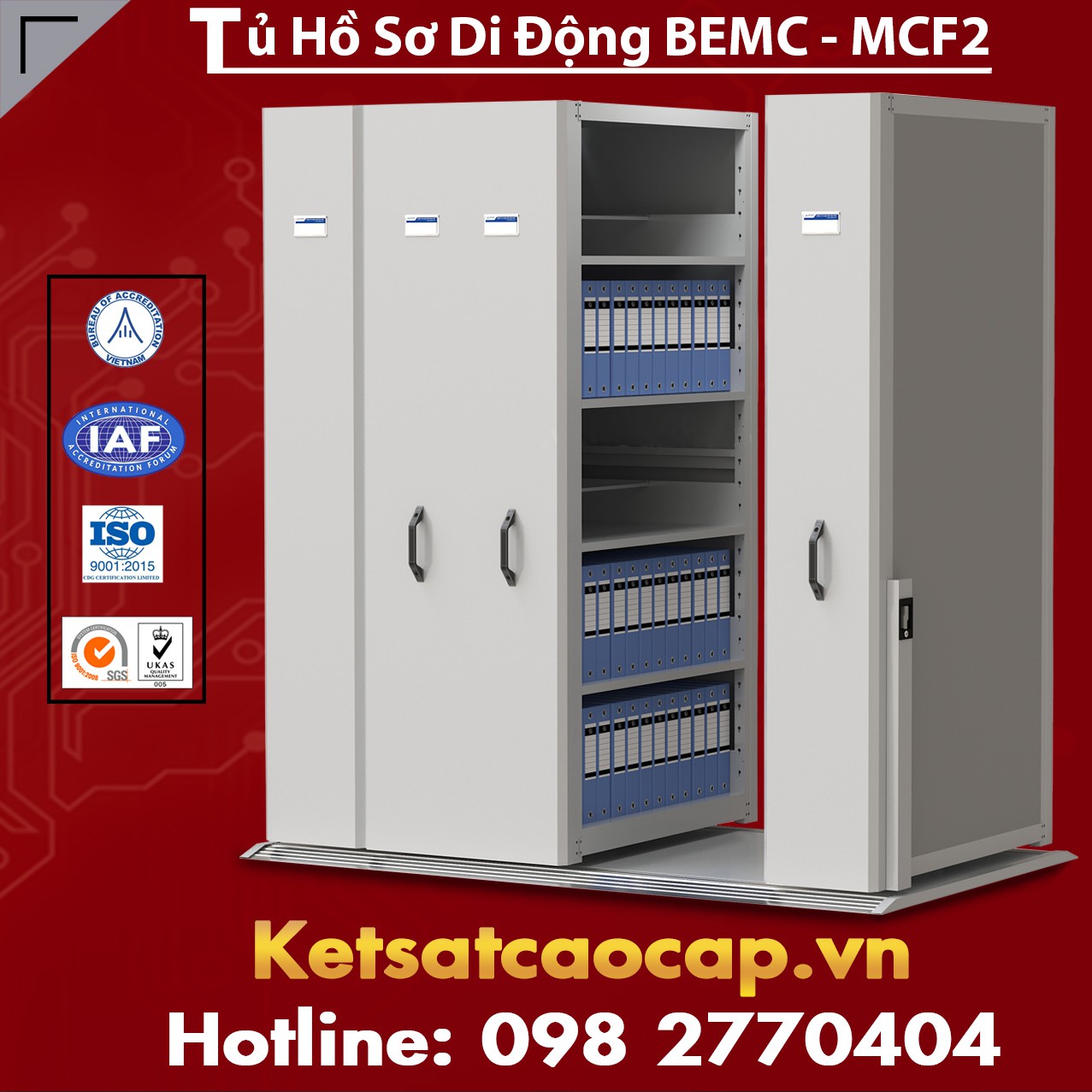Tủ Hồ Sơ Di Động BEMC - MCF2