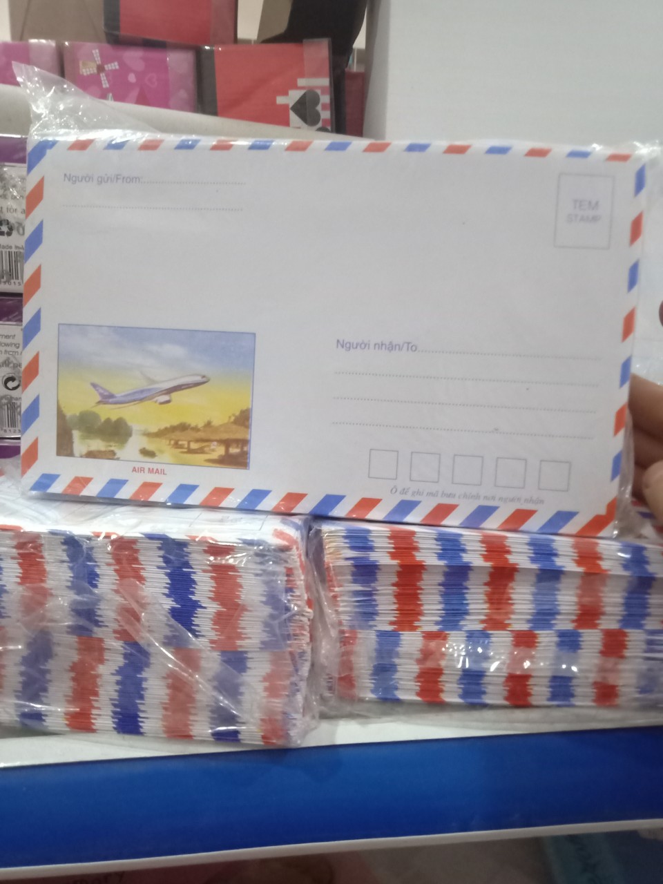 100 chiếc Phong bì thư bưu điện loại đẹp