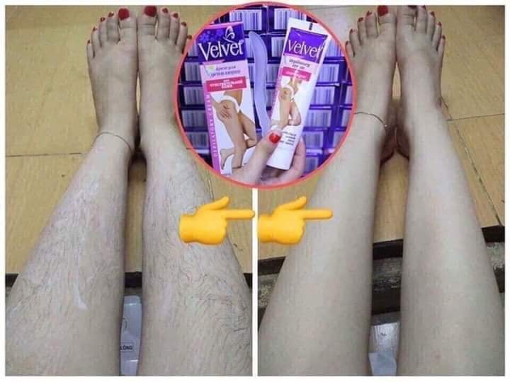 Kem tẩy lông Velvet Nga